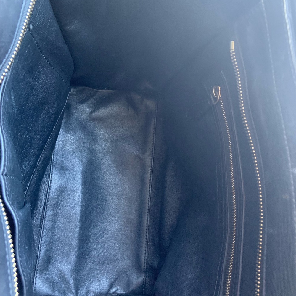 Celine leather/tweed‎ mini luggage tote - Picture 4 of 6